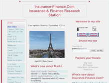 Tablet Screenshot of insurance-finance.com